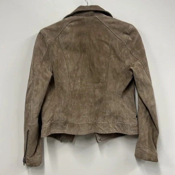 BLANKNYC brown Suede leather Moto Jacket S - Picture 6 of 6